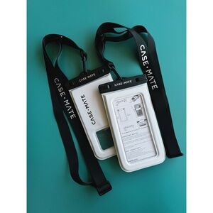 (2 Pack) Case-Mate Floating Waterproof Phone Pouch With Crossbody Lanyard NWOT